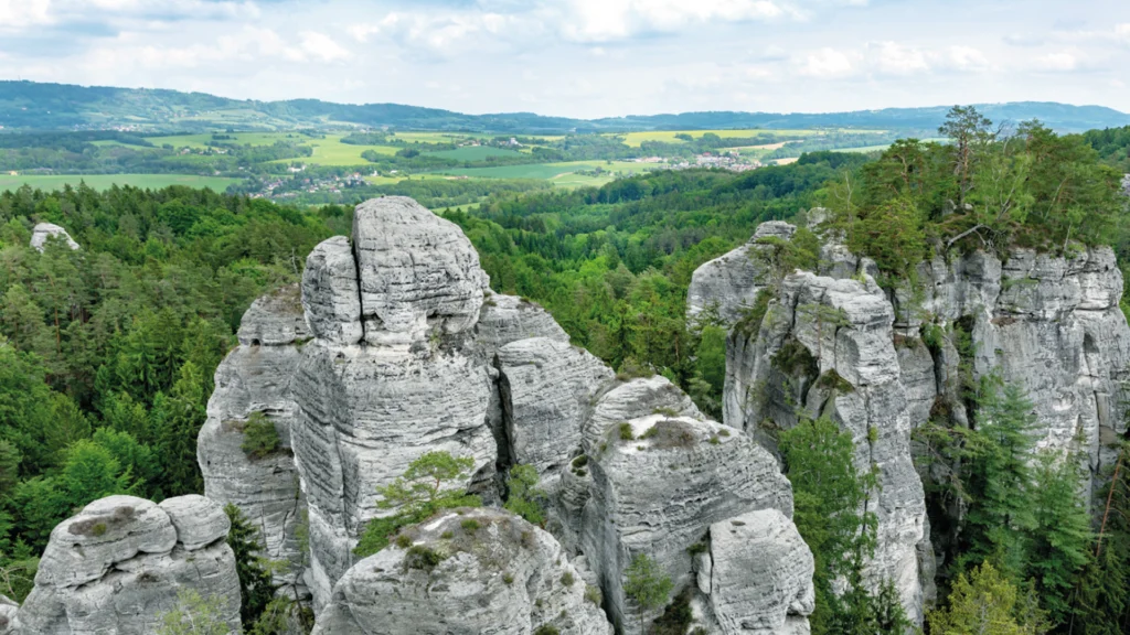 Skalne miasto w Czechach